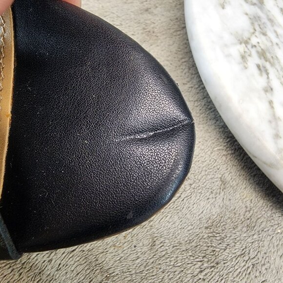 Gibson Latimer Shoes Womens Size 7.5 Sharlie Black Block Heel Sandals *Read* - Picture 14 of 15